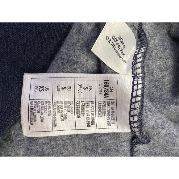 Disneyland Resort Blue Spirit Jersey Sweater Zip Up Hoodie Size XS Embroidery - Picture 15 of 16